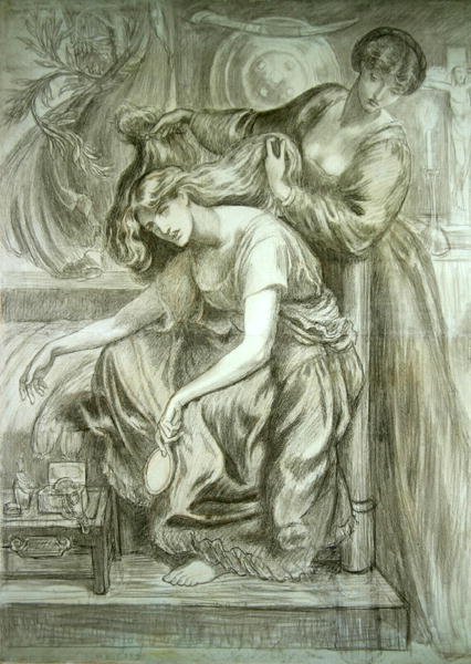 La canción de muerte de Desdémona de Dante Gabriel Charles Rossetti
