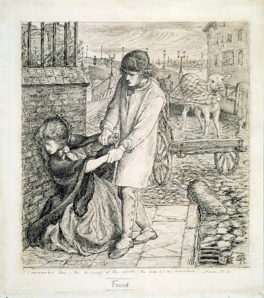 Encontrado de Dante Gabriel Charles Rossetti