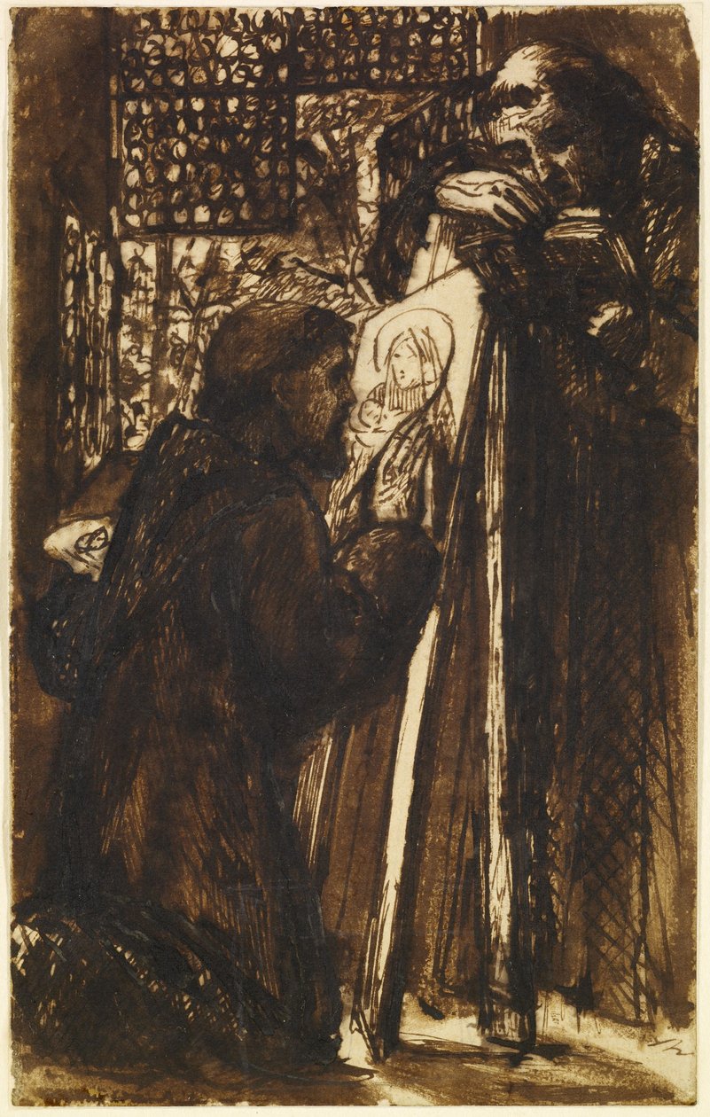 Pintura de Fra Angelico de Dante Gabriel Charles Rossetti