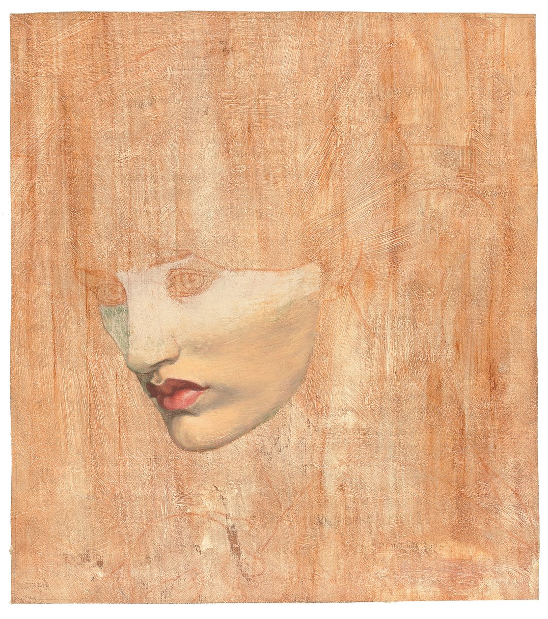 Cabeza de Proserpina, 1872 de Dante Gabriel Charles Rossetti