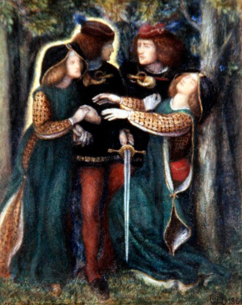 Cómo se conocieron de Dante Gabriel Charles Rossetti