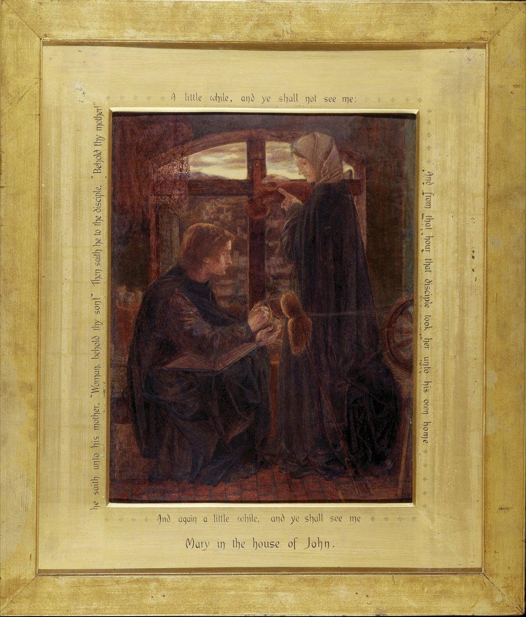 María en la Casa de San Juan de Dante Gabriel Charles Rossetti