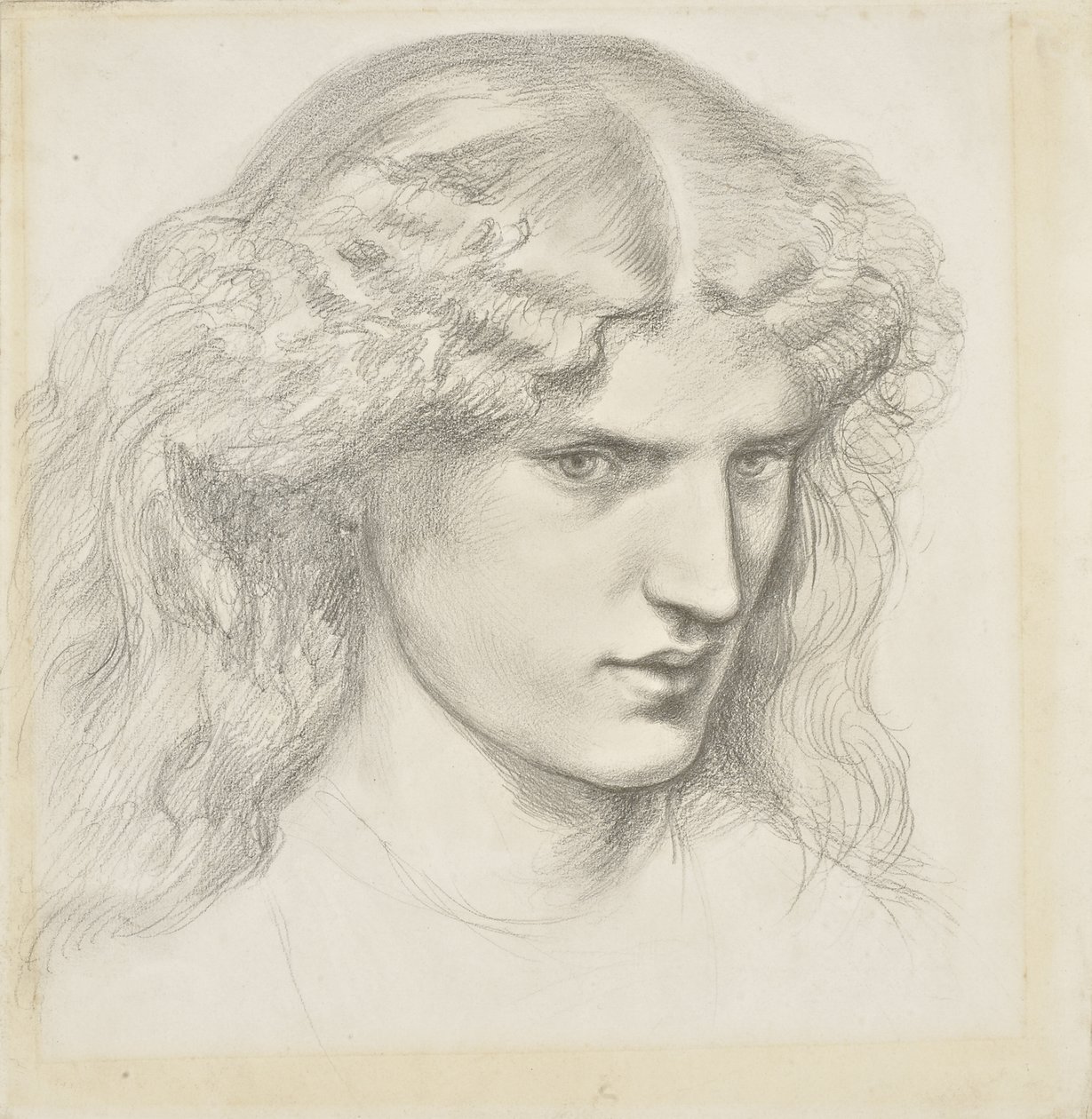 Retrato de Annie Miller, 1860s de Dante Gabriel Charles Rossetti