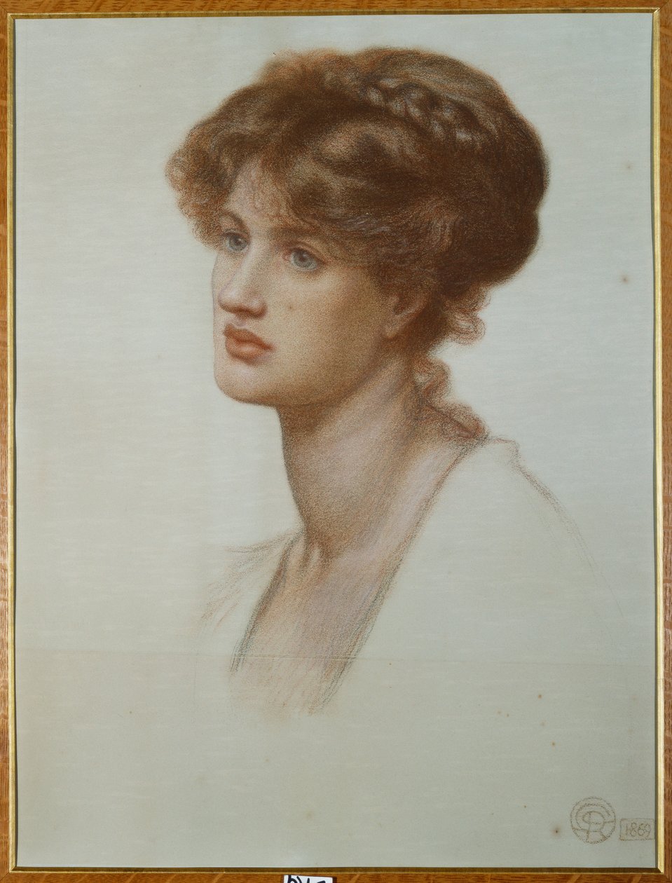 Retrato de la Sra. William J. Stillman, busto de Dante Gabriel Charles Rossetti