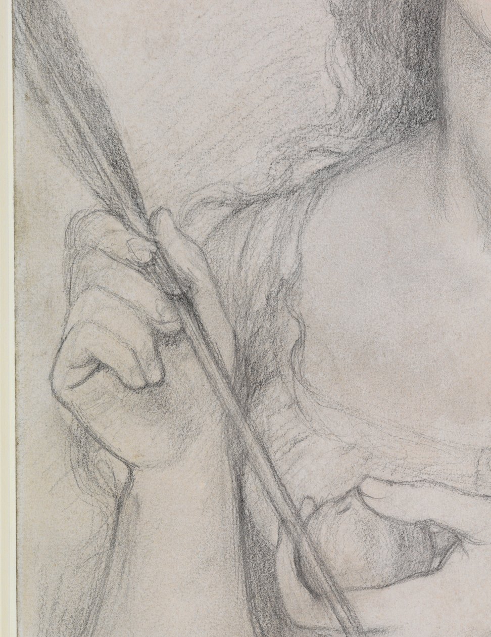 Estudio para "Venus Verticordia" de Dante Gabriel Charles Rossetti