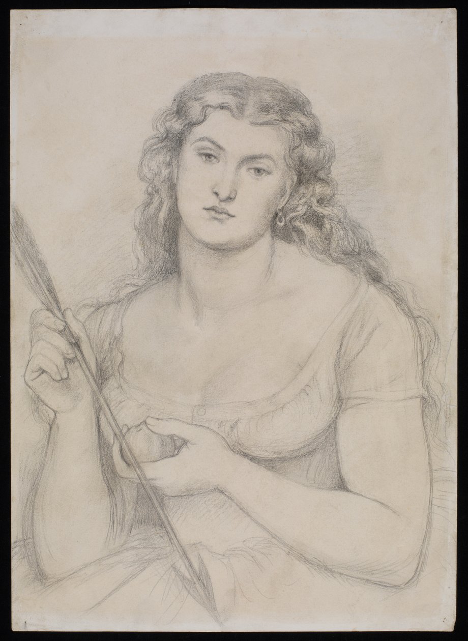 Estudio para "Venus Verticordia", c.1863-64 de Dante Gabriel Charles Rossetti
