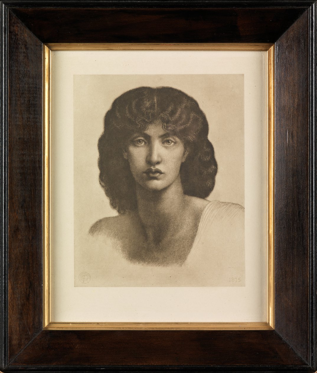 Estudio de Jane Morris para Astarte Syriaca de Dante Gabriel Charles Rossetti