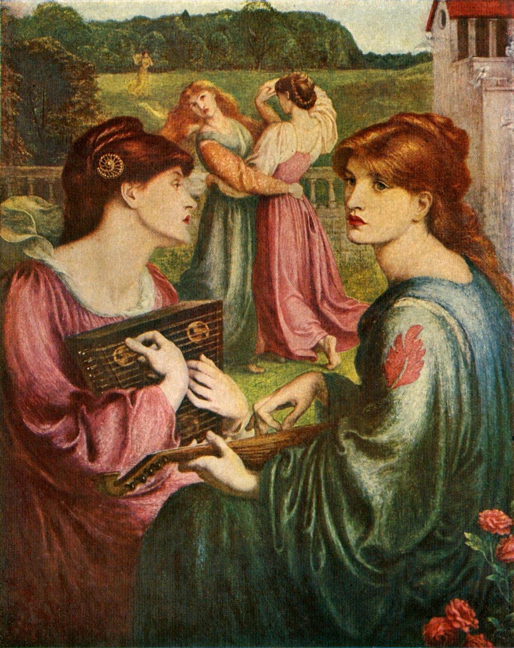 El Prado del Cenador, 1850-1872 de Dante Gabriel Charles Rossetti