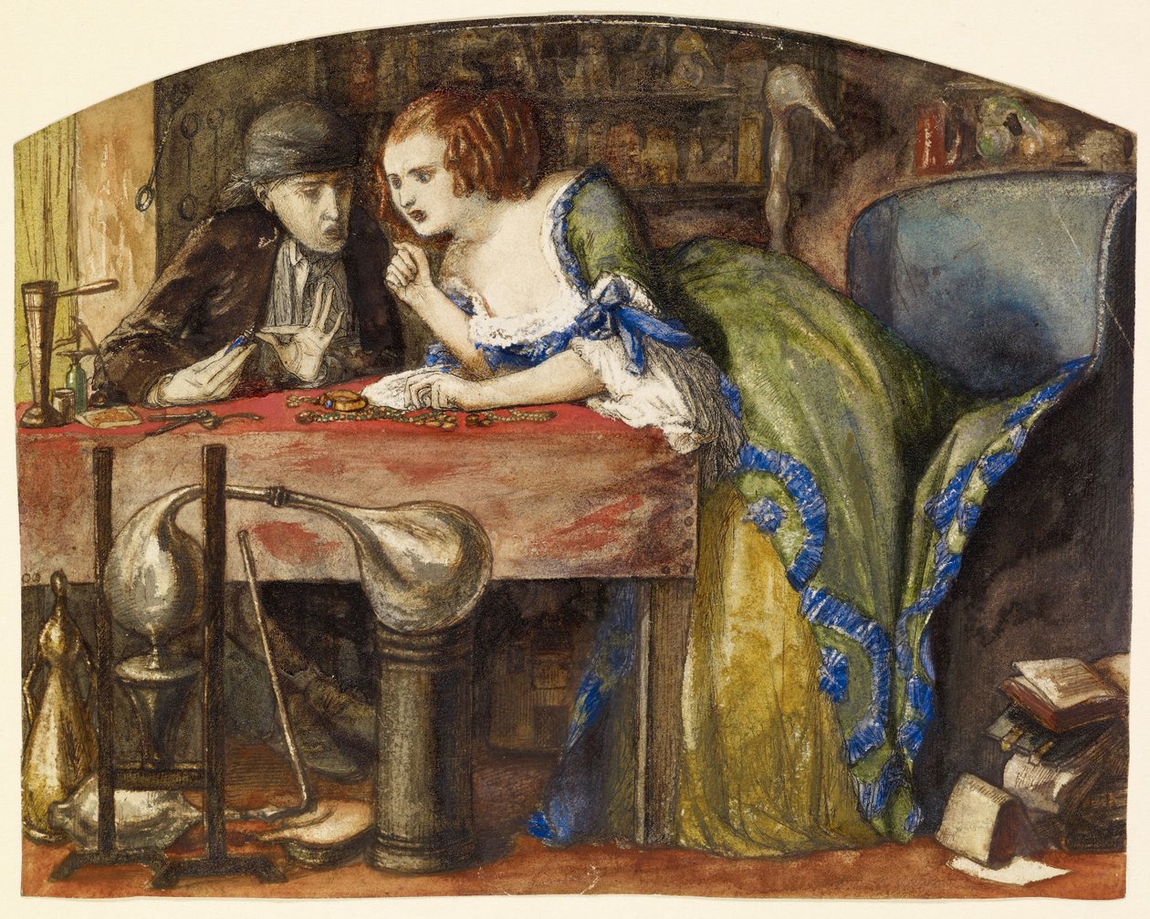 El laboratorio de Dante Gabriel Charles Rossetti