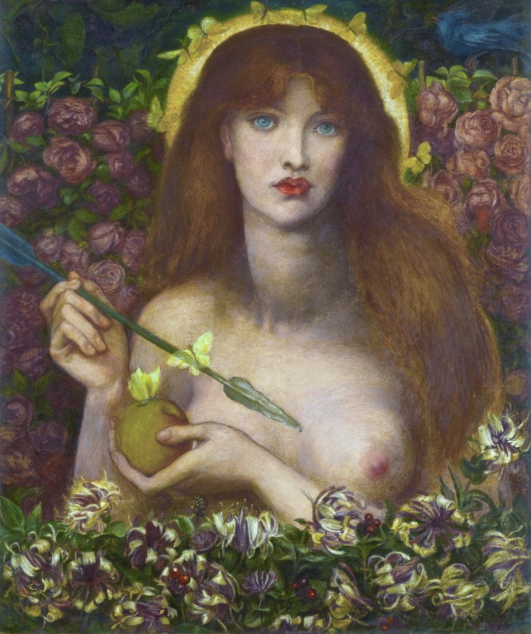 Venus Verticordia (Venus la cambiadora de corazones) de Dante Gabriel Charles Rossetti