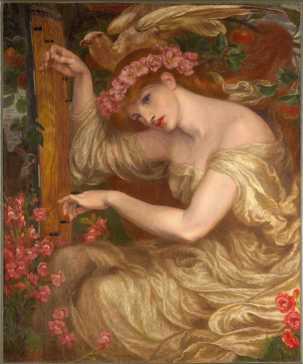 Un hechizo marino de Dante Gabriel Rossetti