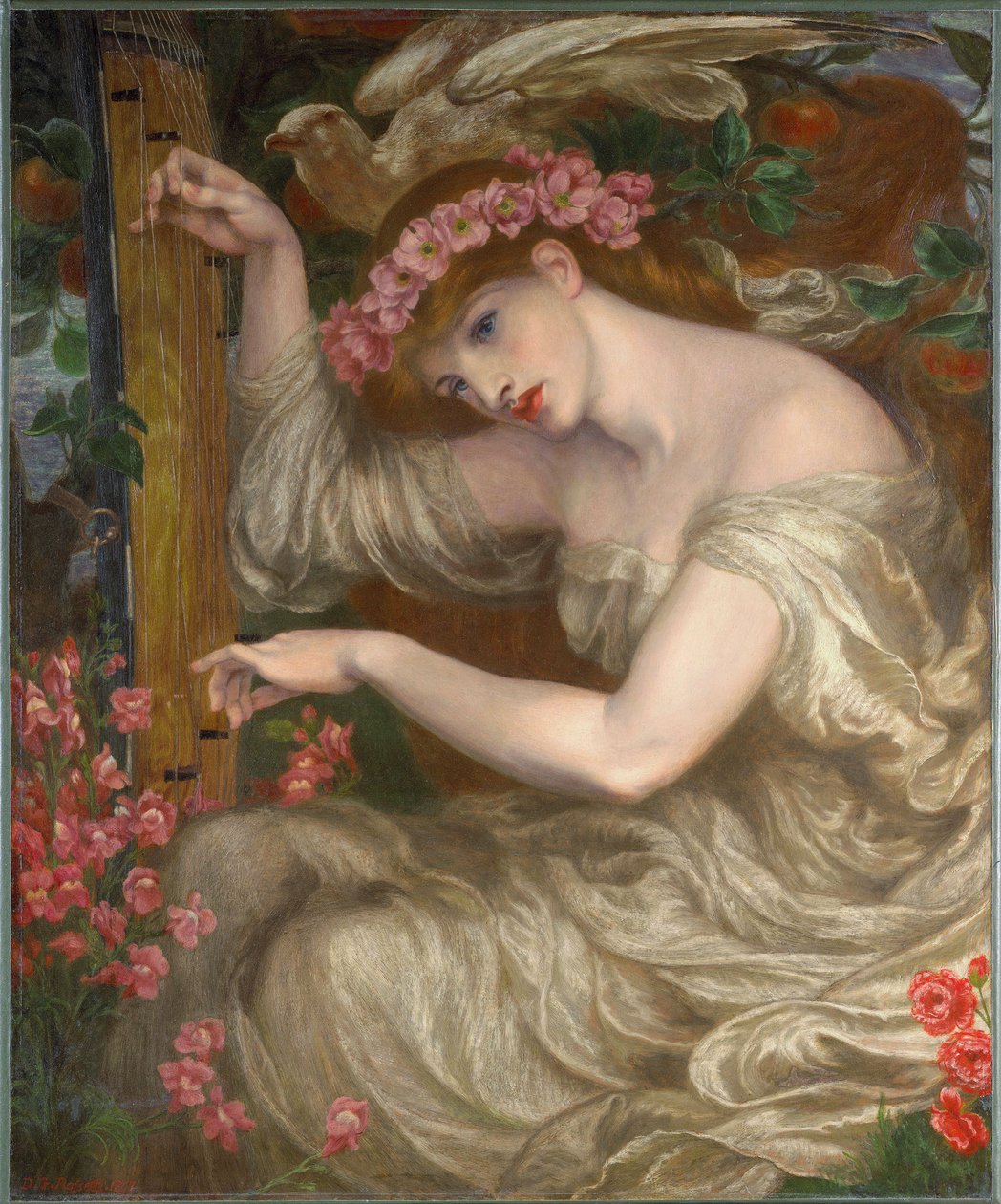 Un hechizo marino de Dante Gabriel Rossetti