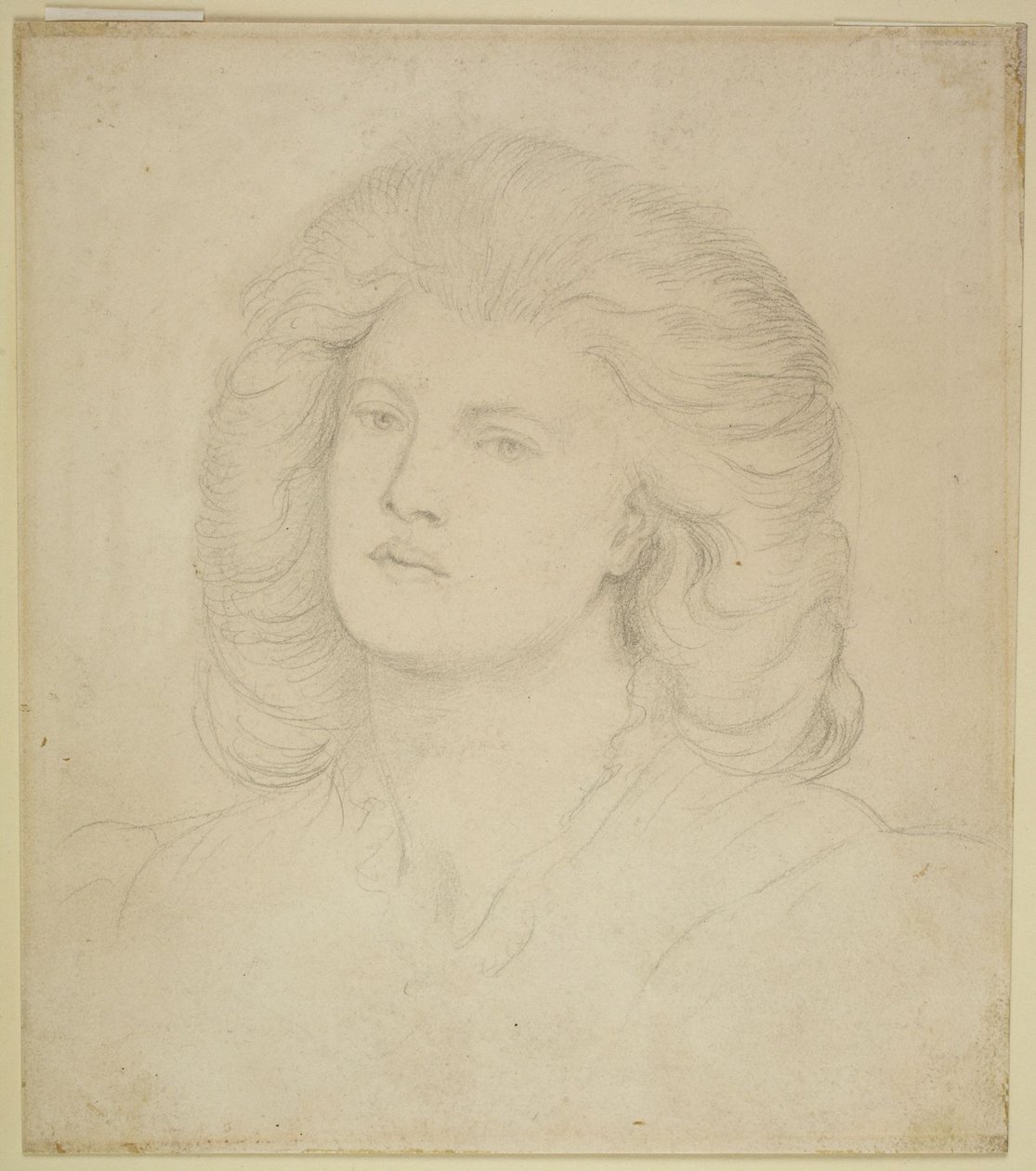 Cabeza de mujer de Dante Gabriel Rossetti