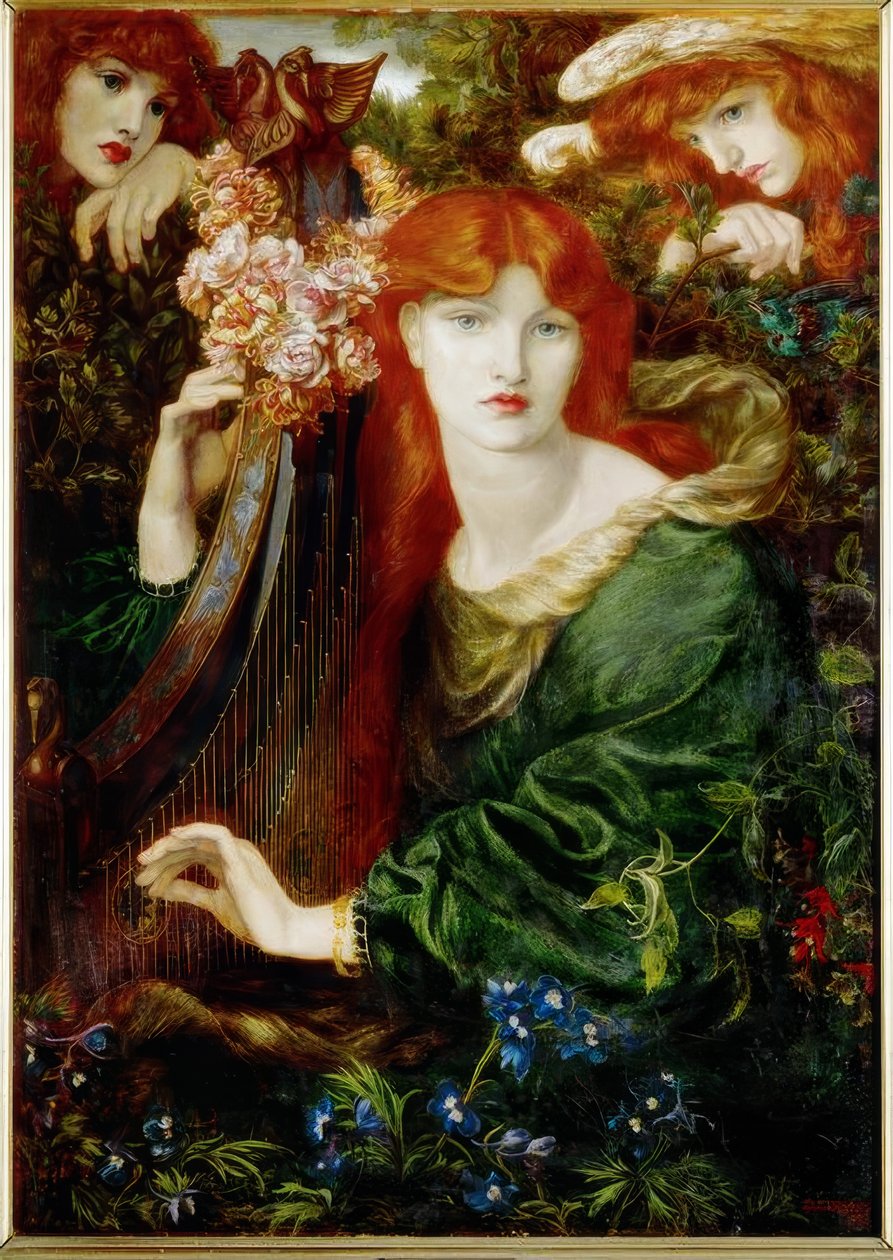 La Ghirlandata de Dante Gabriel Charles Rossetti