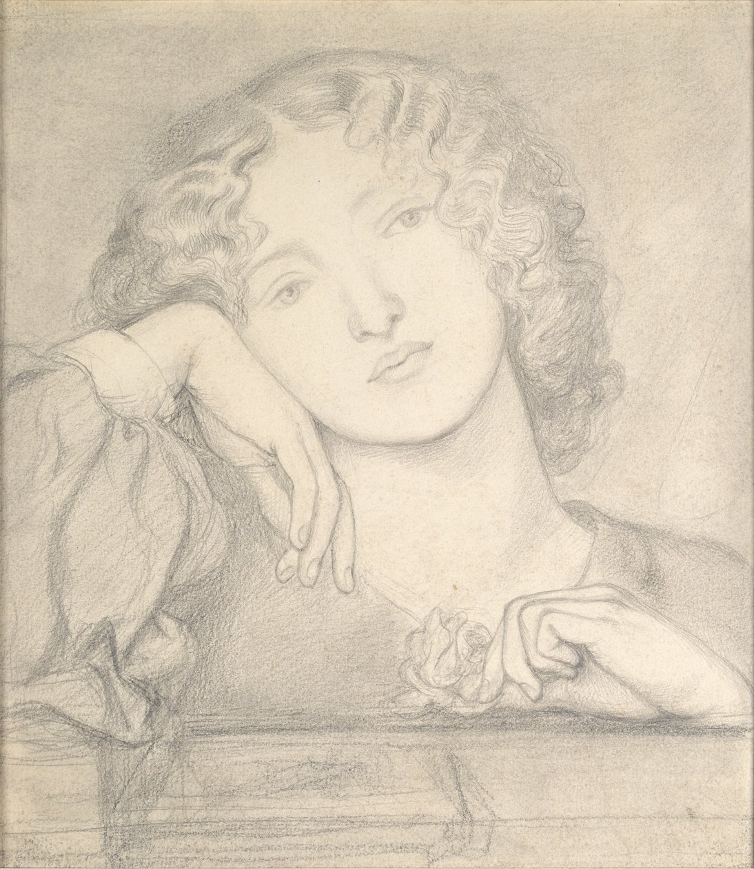 Monna Rosa, c. 1860s de Dante Gabriel Rossetti