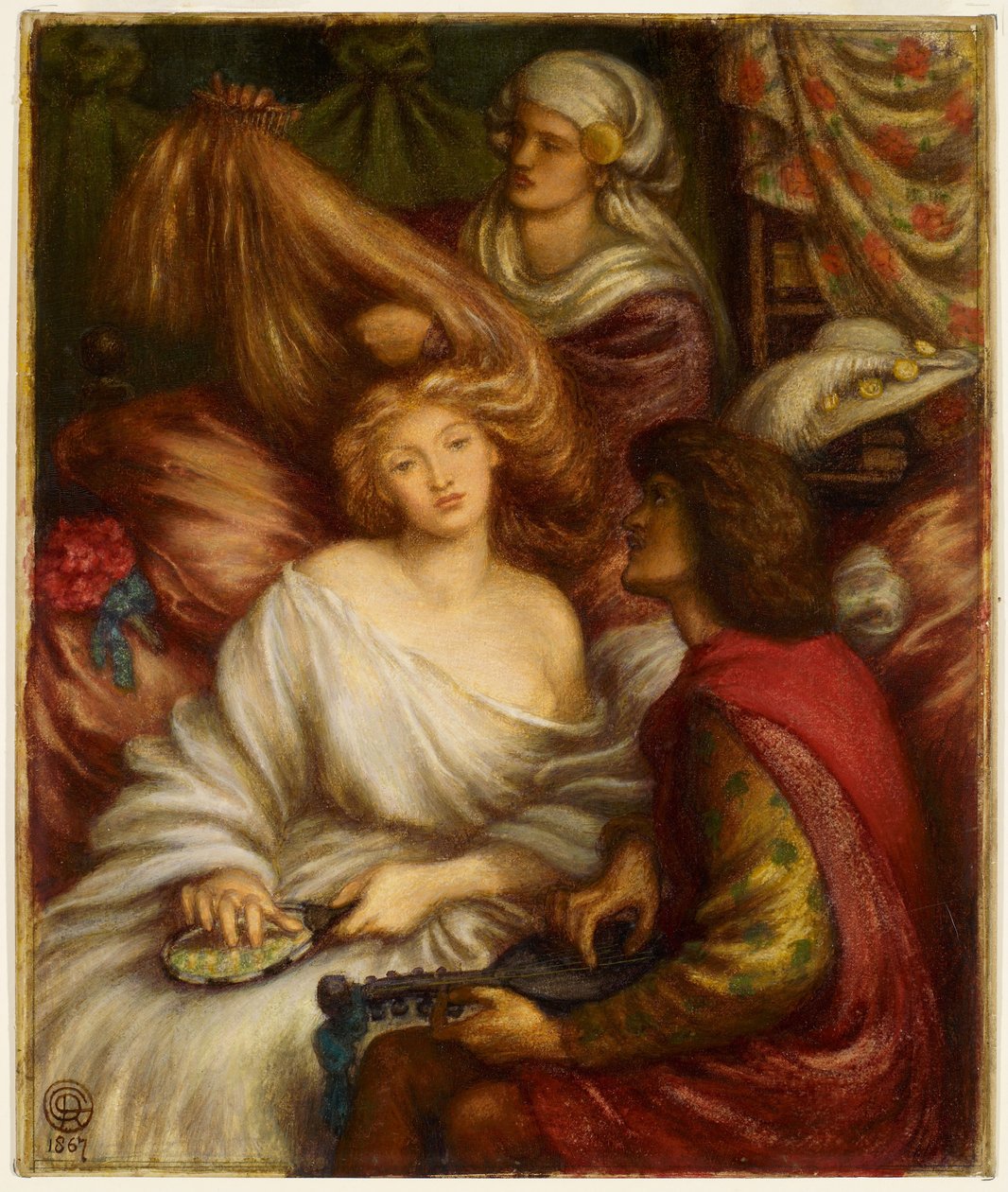 Música matutina de Dante Gabriel Rossetti