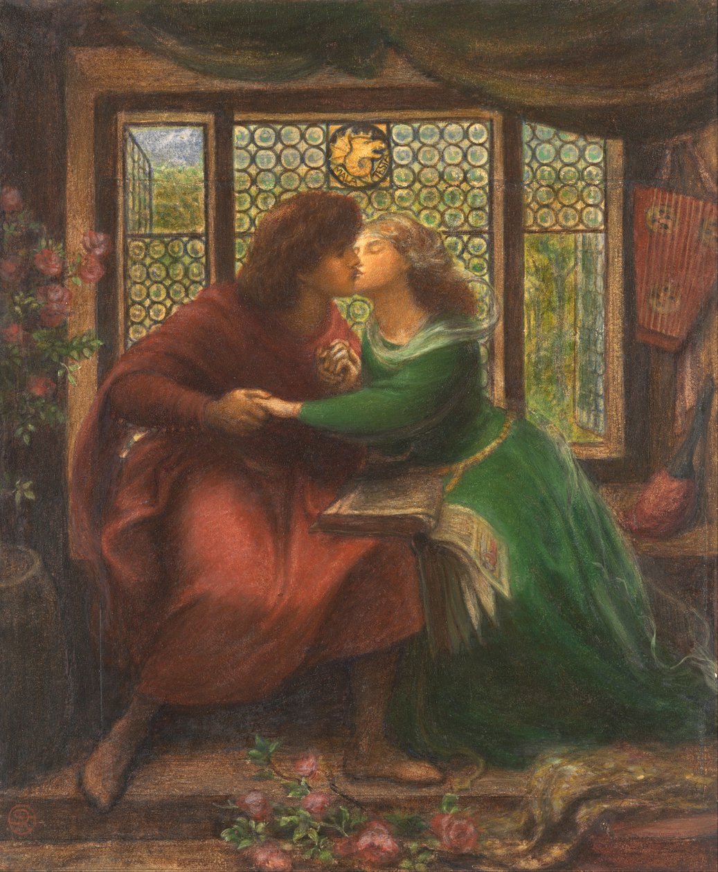 Paolo y Francesca da Rimini de Dante Gabriel Rossetti