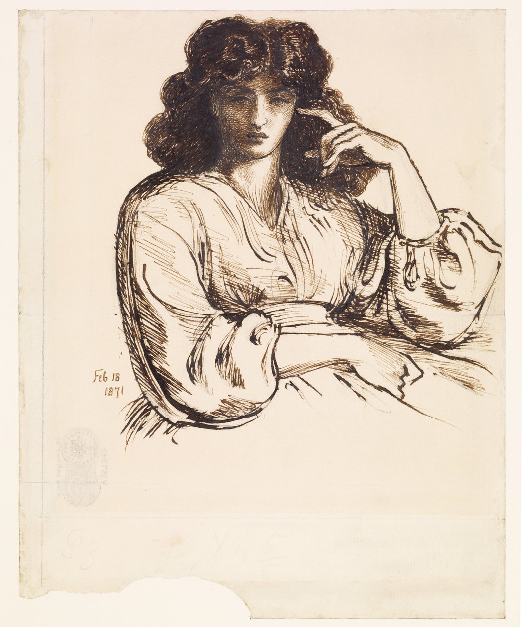 Retrato de Jane Morris de Dante Gabriel Rossetti