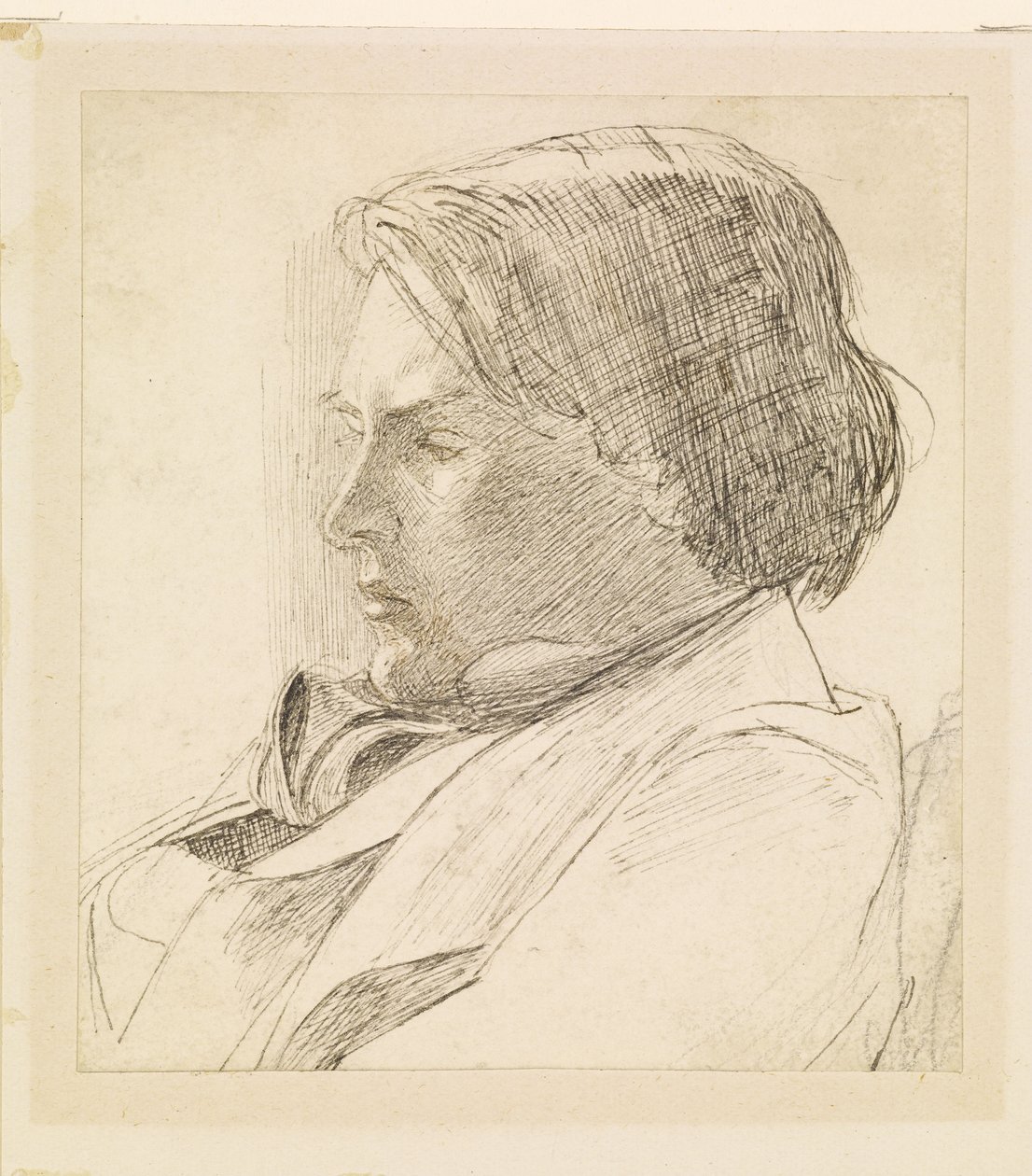 Retrato de un joven de Dante Gabriel Rossetti