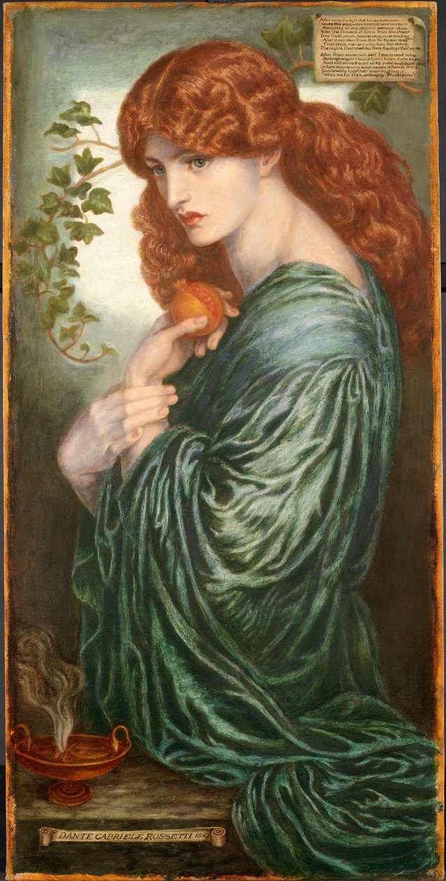 Proserpina de Dante Gabriel Rossetti