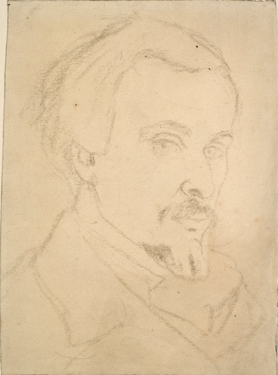 Autorretrato, c1850-1870 de Dante Gabriel Rossetti