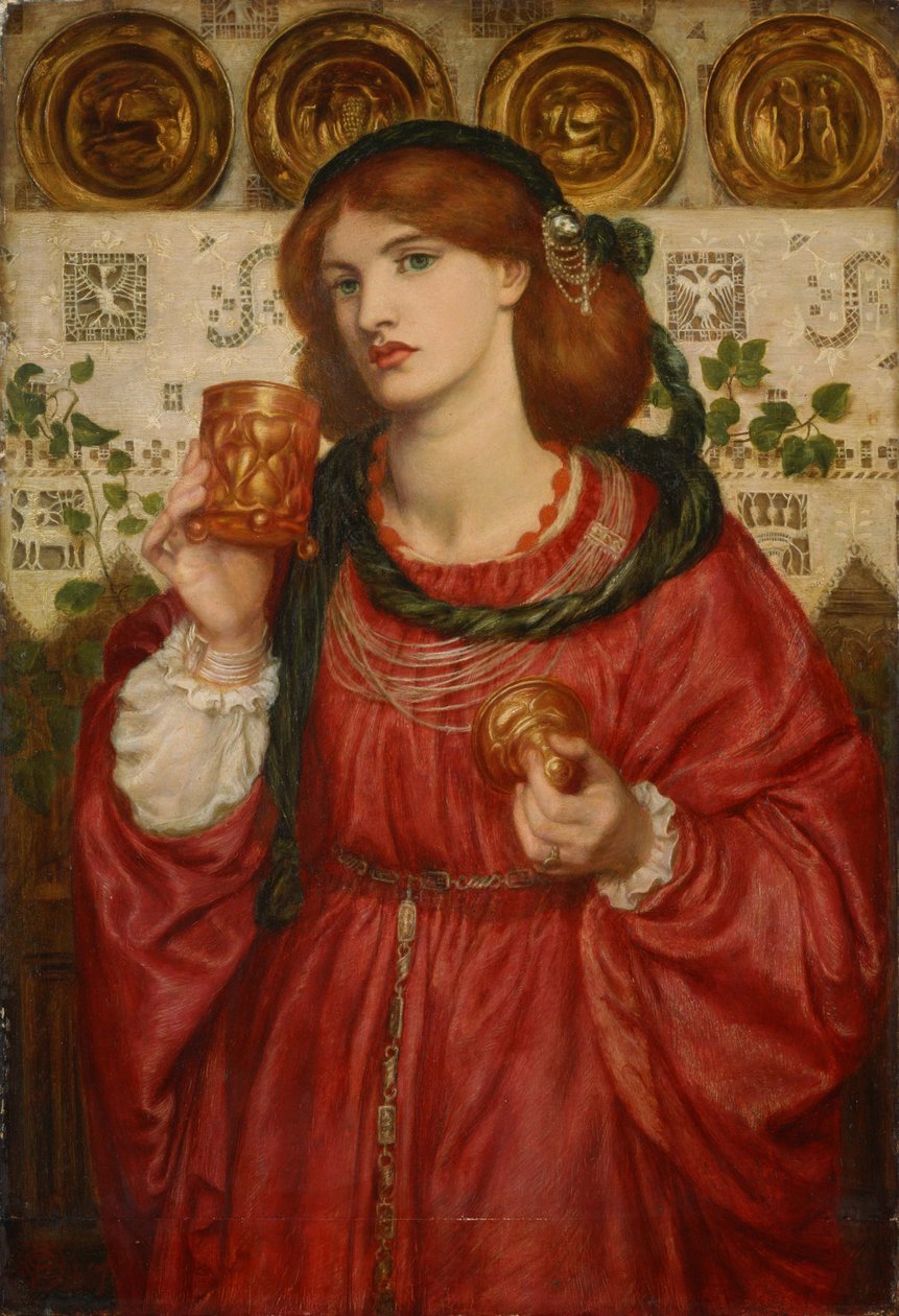 La copa del amor de Dante Gabriel Rossetti
