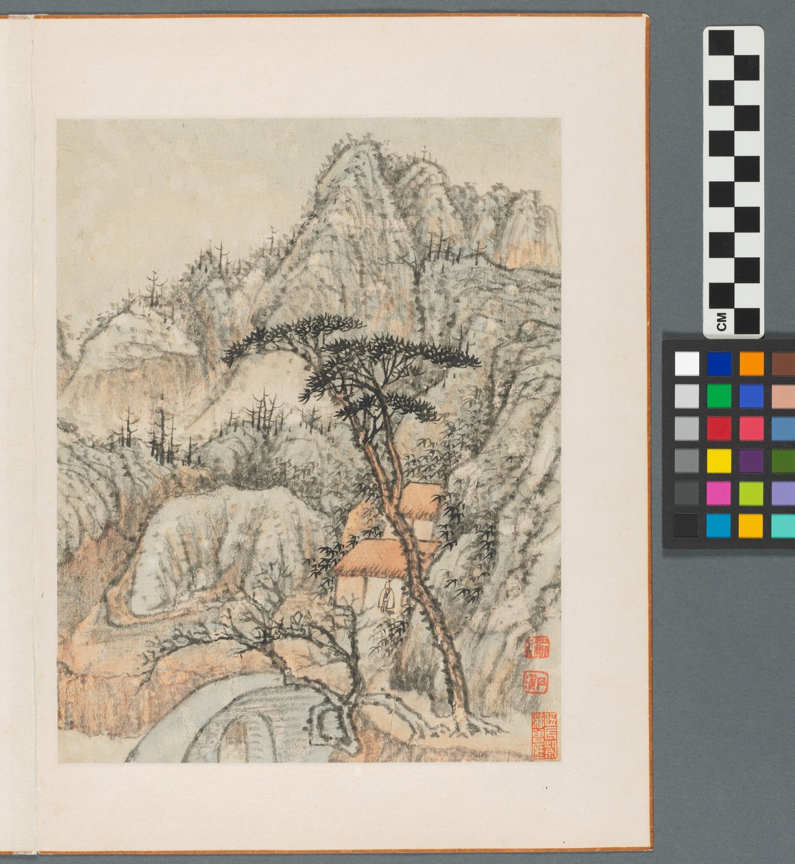 Reminiscencias del río Qinhuai, Dinastía Qing de Daoji Shitao