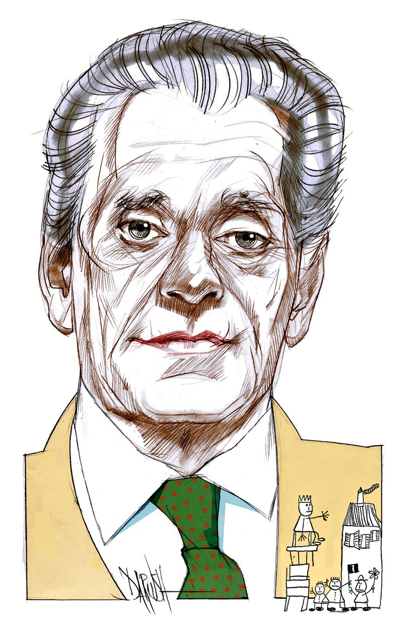 Giovanni Mosca , 2008 (dibujo digital a lápiz de color) de Dariush Radpour
