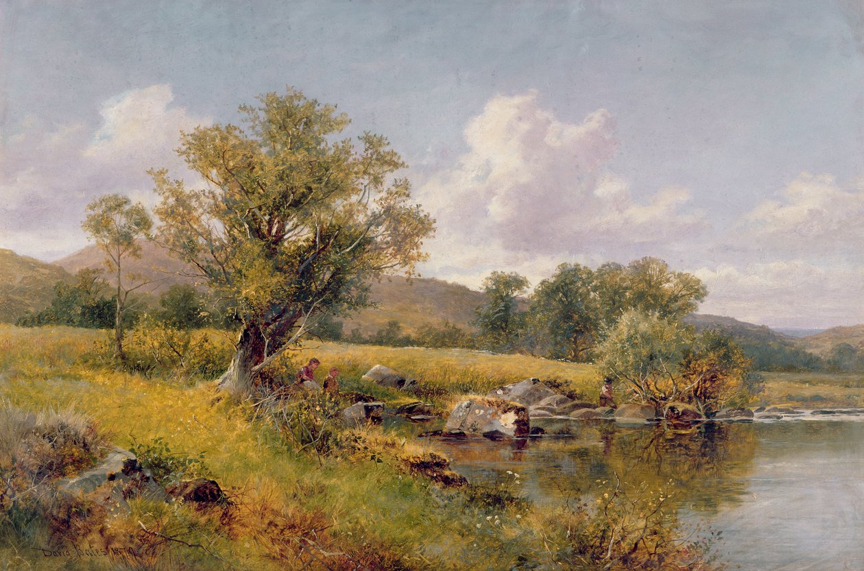 Un paisaje fluvial de David Bates