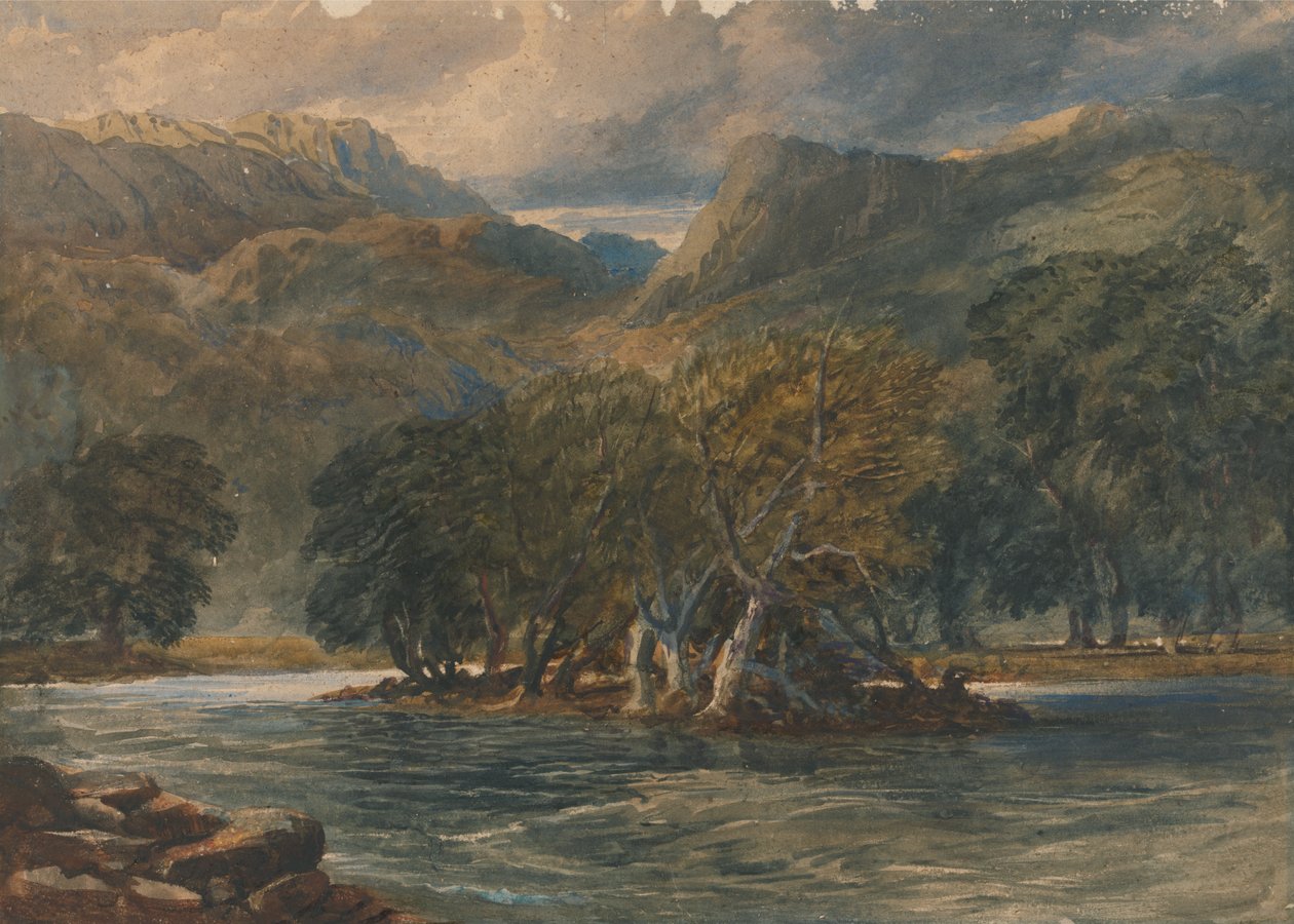 En el río Conway, Gales del Norte de David Cox