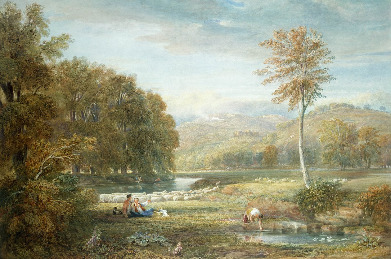Escena Pastoral de David Cox
