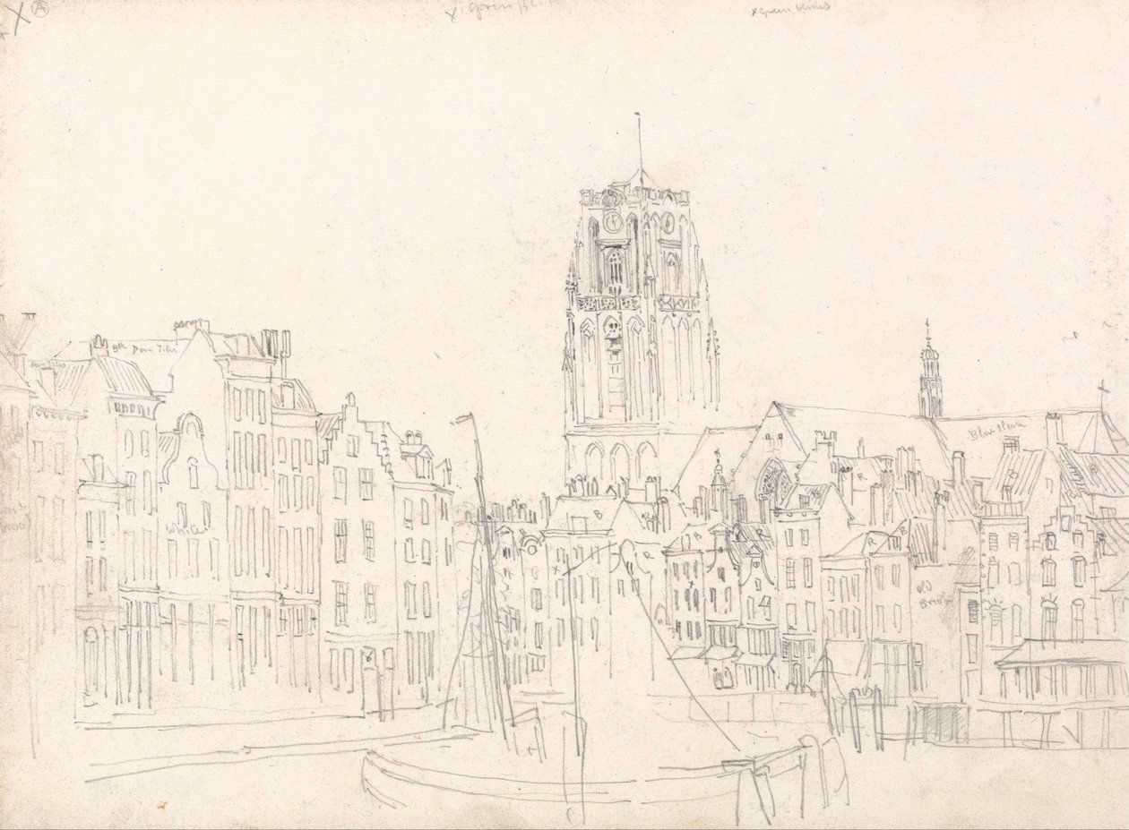 Róterdam - La Iglesia de San Lorenzo de David Cox