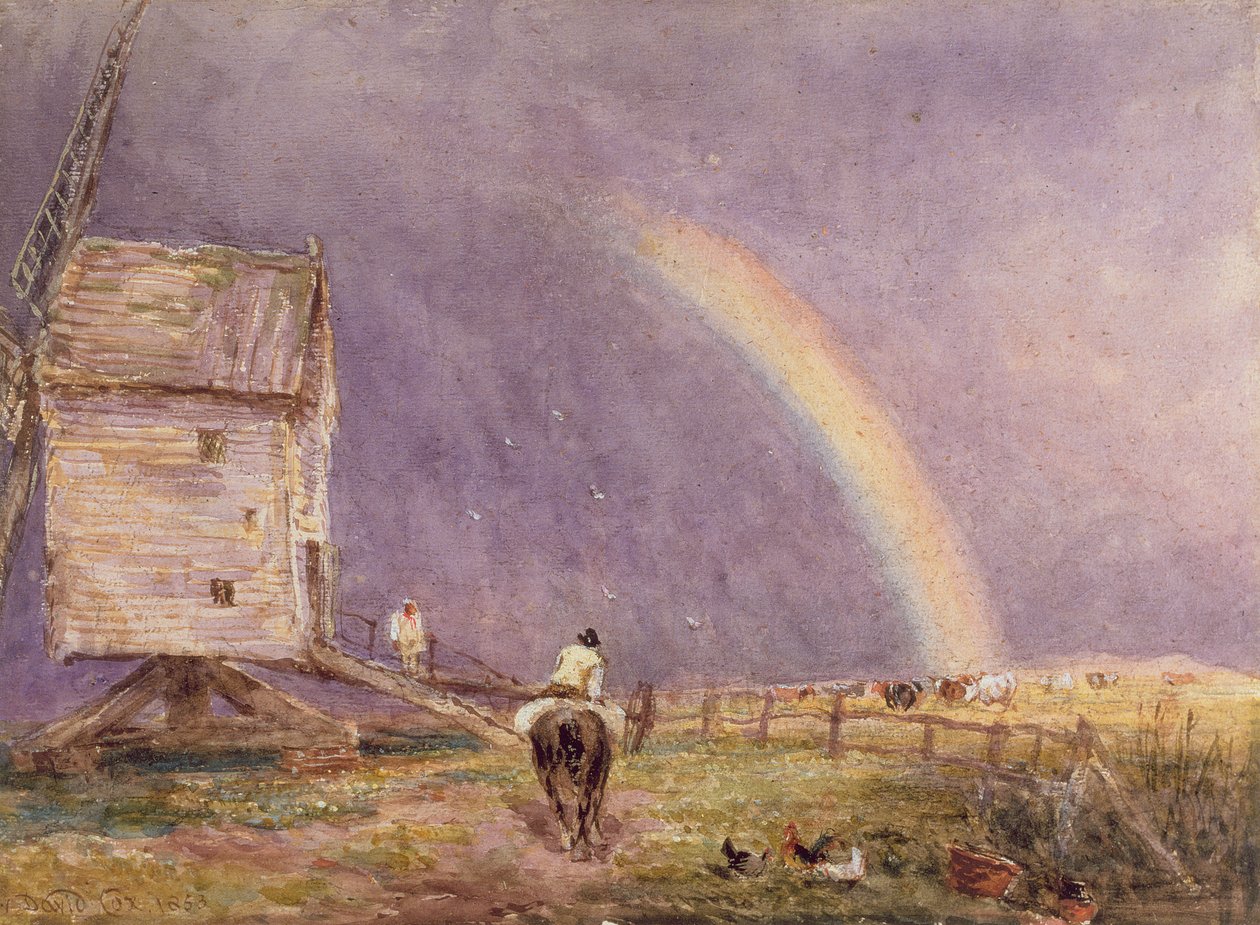 El molino, 1853 de David Cox