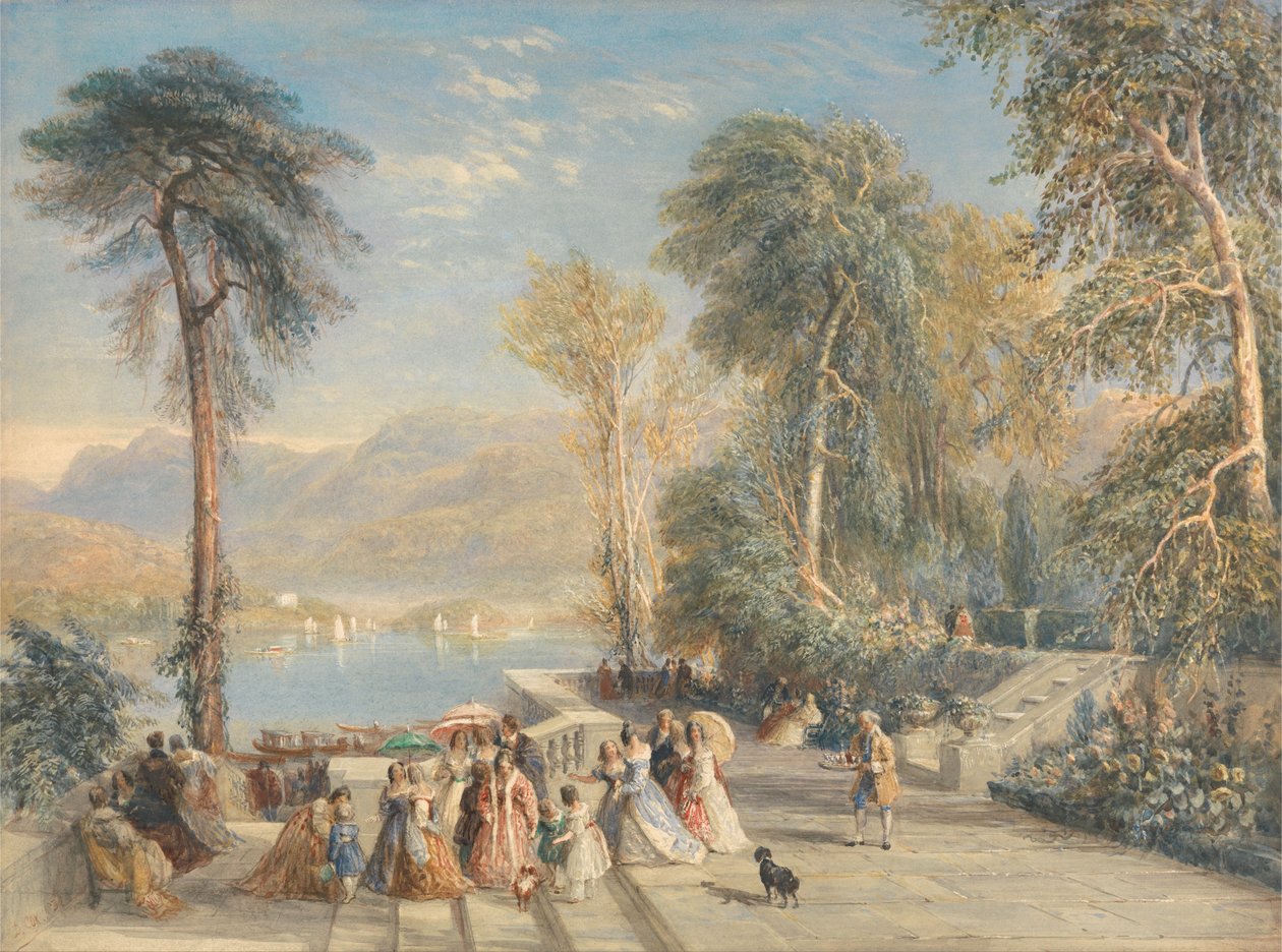 Windermere durante la regata de David Cox