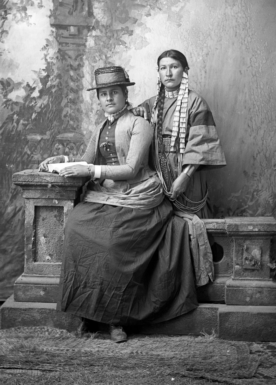 Estrella fugaz, Dakota, y su hermana, 1880s de David Frances Barry