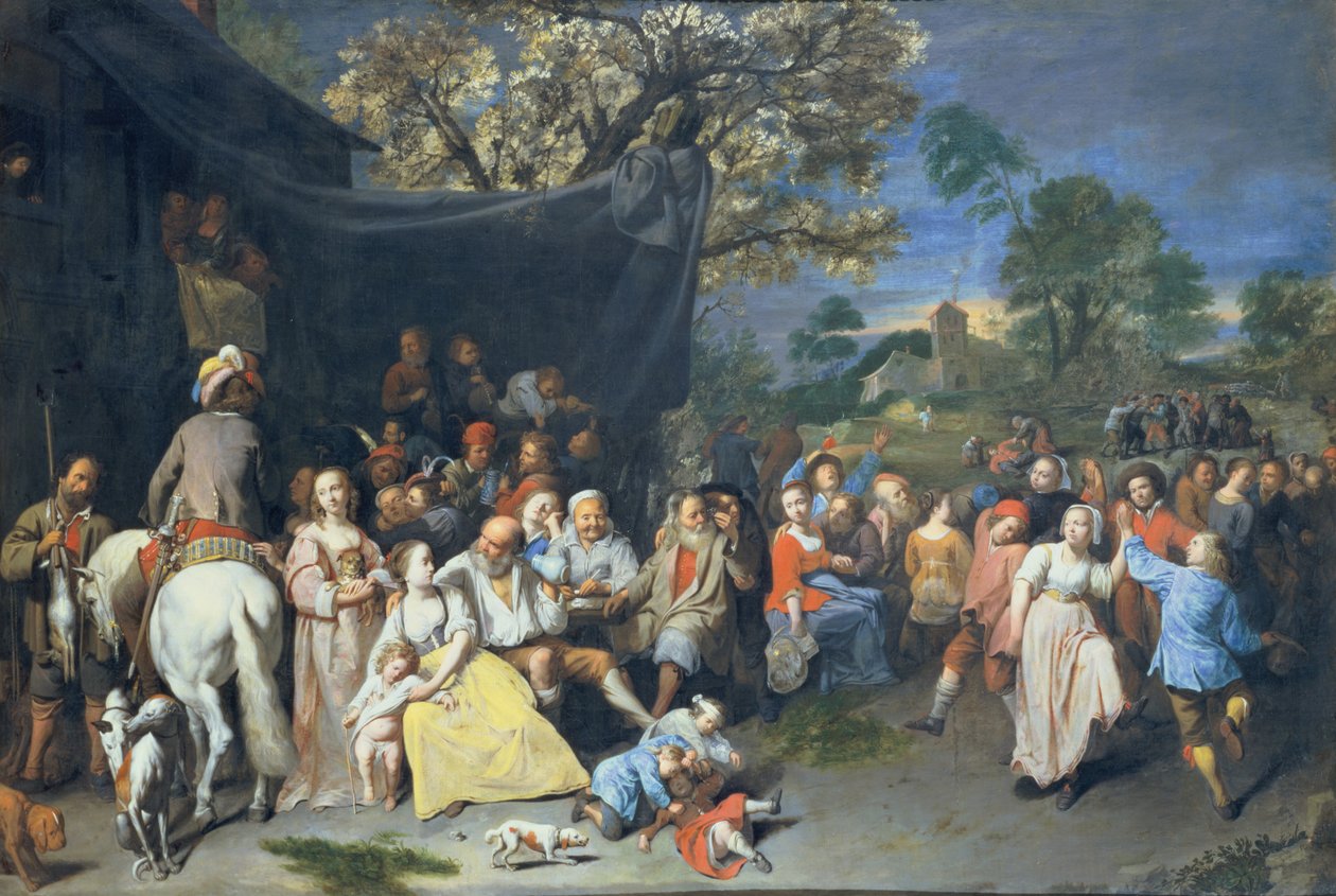Festival campesino, 1649 de David III Ryckaert