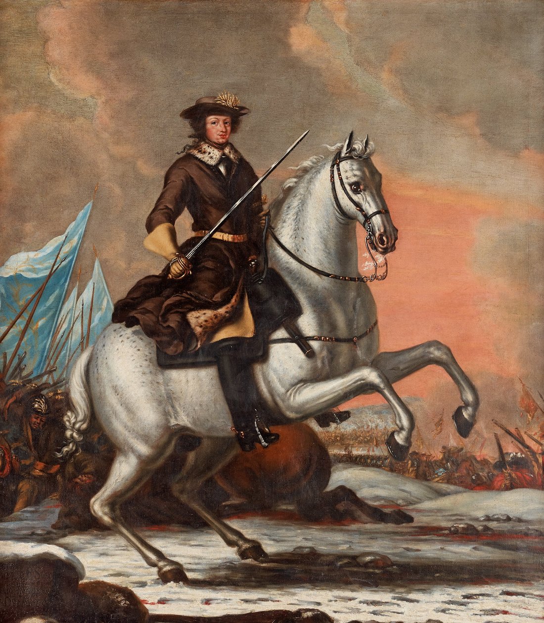 Carlos XI, 1655-1697, rey de Suecia de David Klöcker Ehrenstrahl