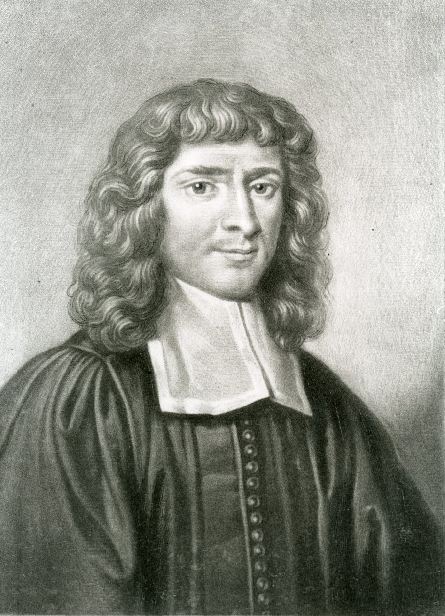 Retrato del Dr. Isaac Barrow (1630-77) grabado por Richard Earlom (1743-1822) de 
