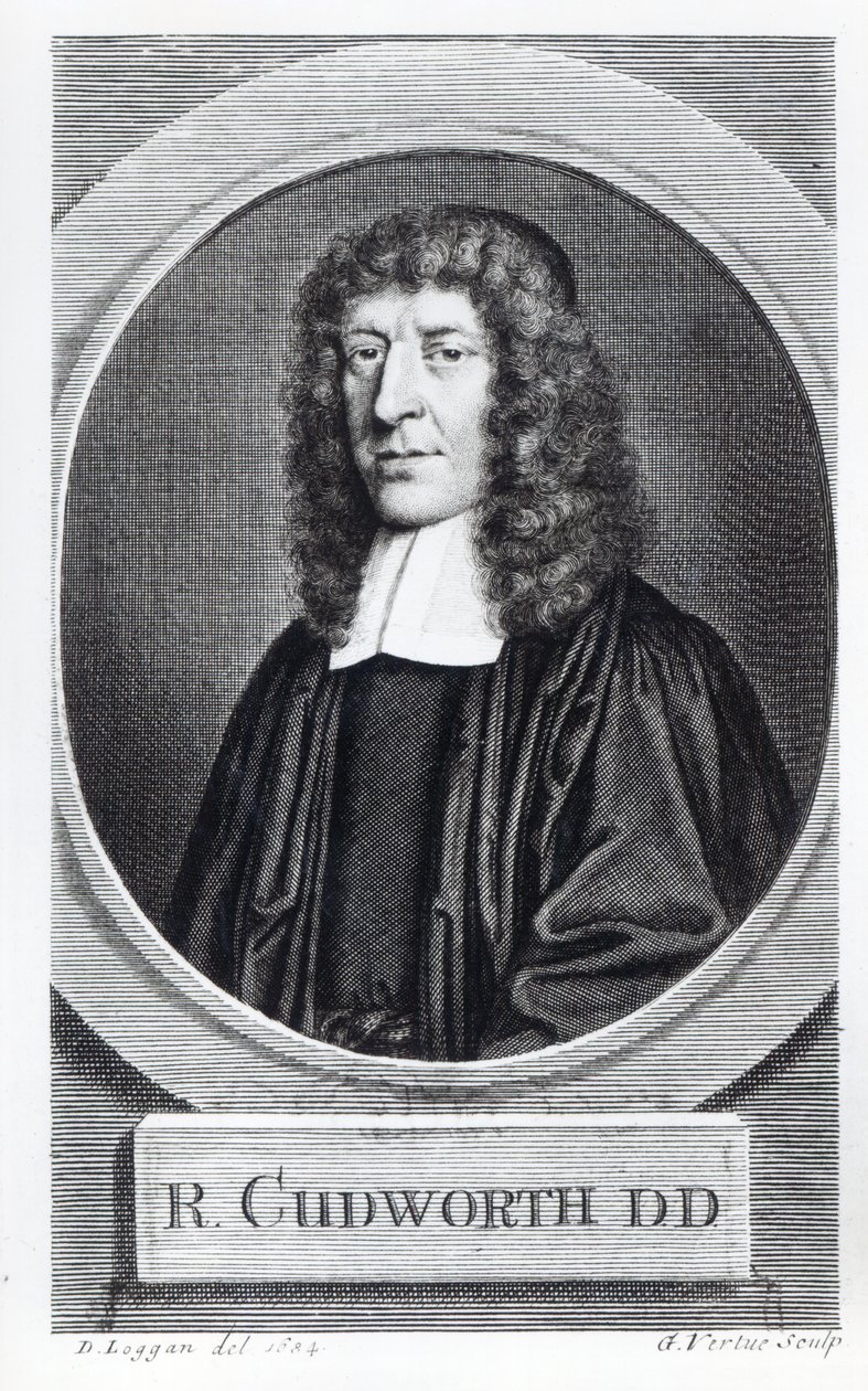 Ralph Cudworth, grabado por George Vertue de David Loggan