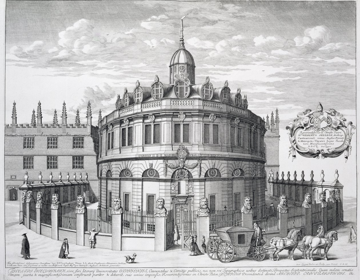 Teatro Sheldonian, Oxford, de 