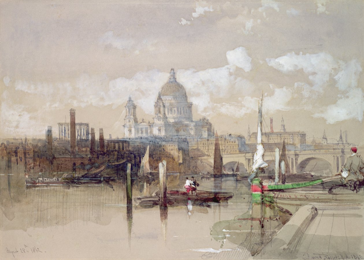 San Pablo desde el río de David Roberts