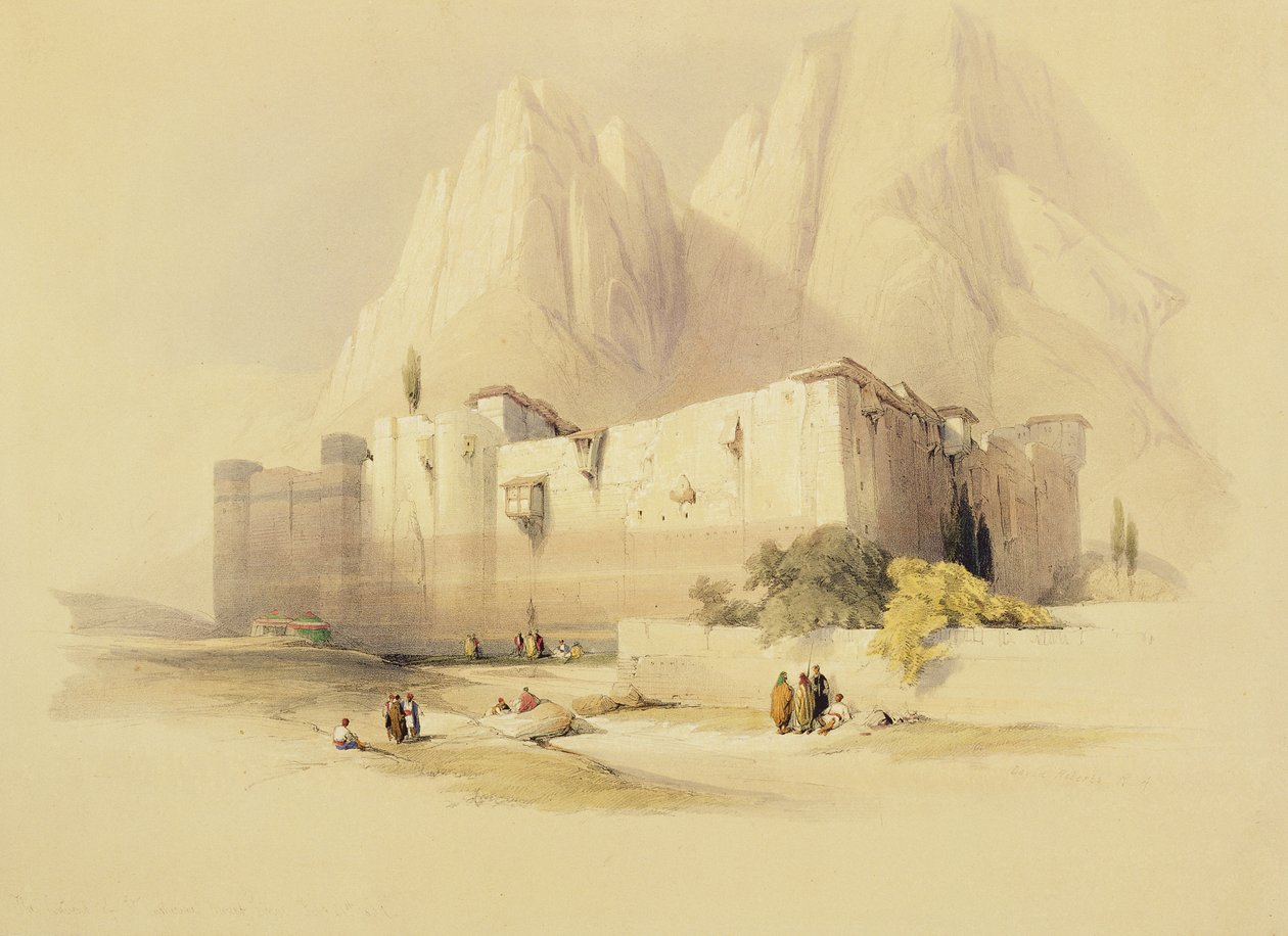 El Convento de Santa Catalina, Monte Sinaí, 21 de febrero de 1839, lámina 109 de 