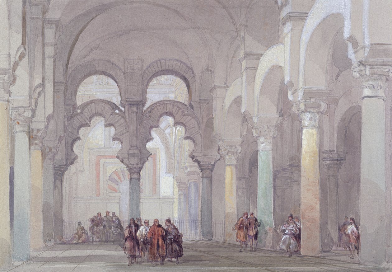 La mezquita de Córdoba, 1833 de David Roberts