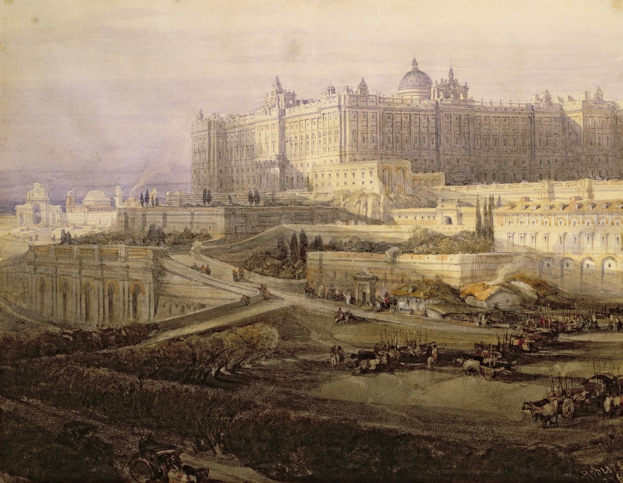 El Palacio Real, Madrid de David Roberts