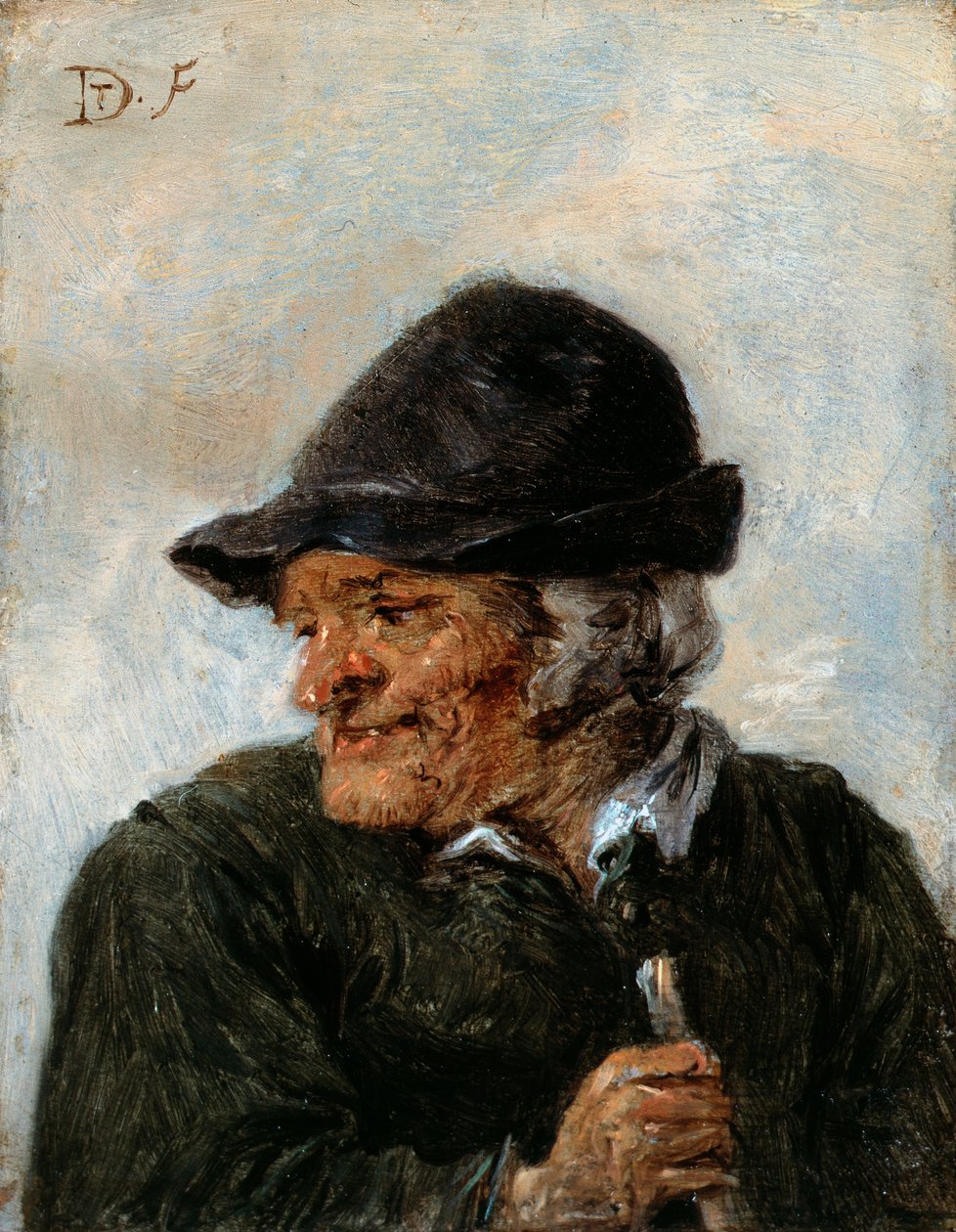 Un campesino de David Teniers the Younger