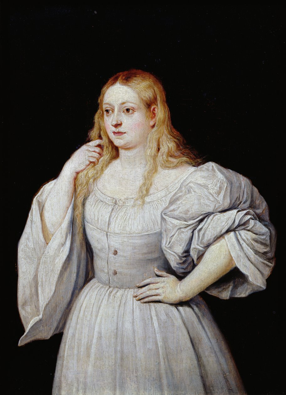 Retrato de una mujer, c.1646-56 de David Teniers the Younger