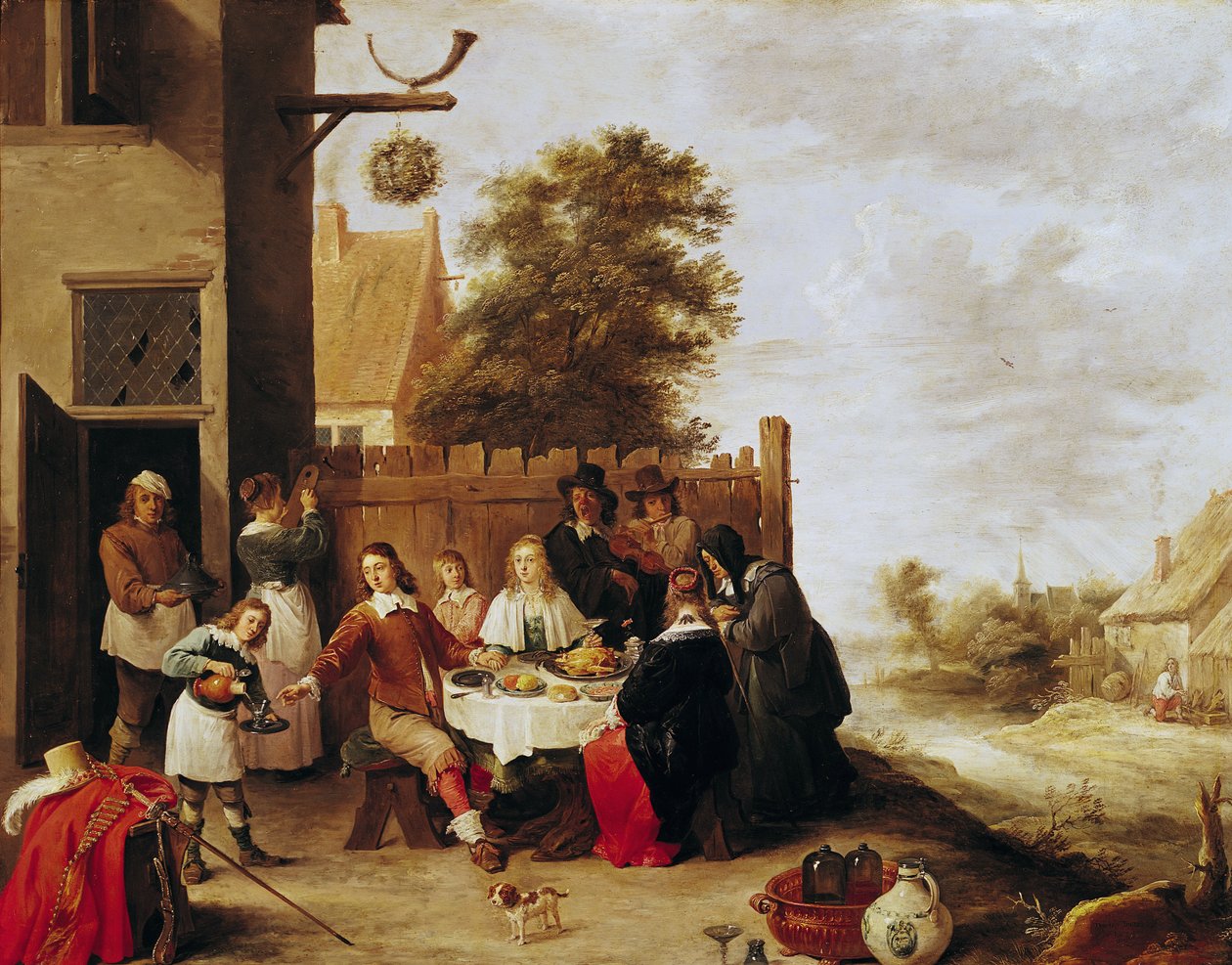La fiesta del hijo pródigo, 1644 de David Teniers the Younger
