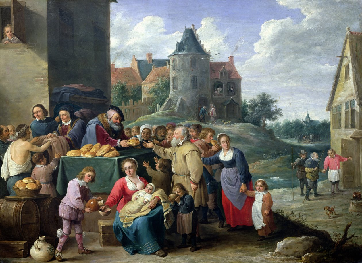 Los siete actos de misericordia de David Teniers the Younger