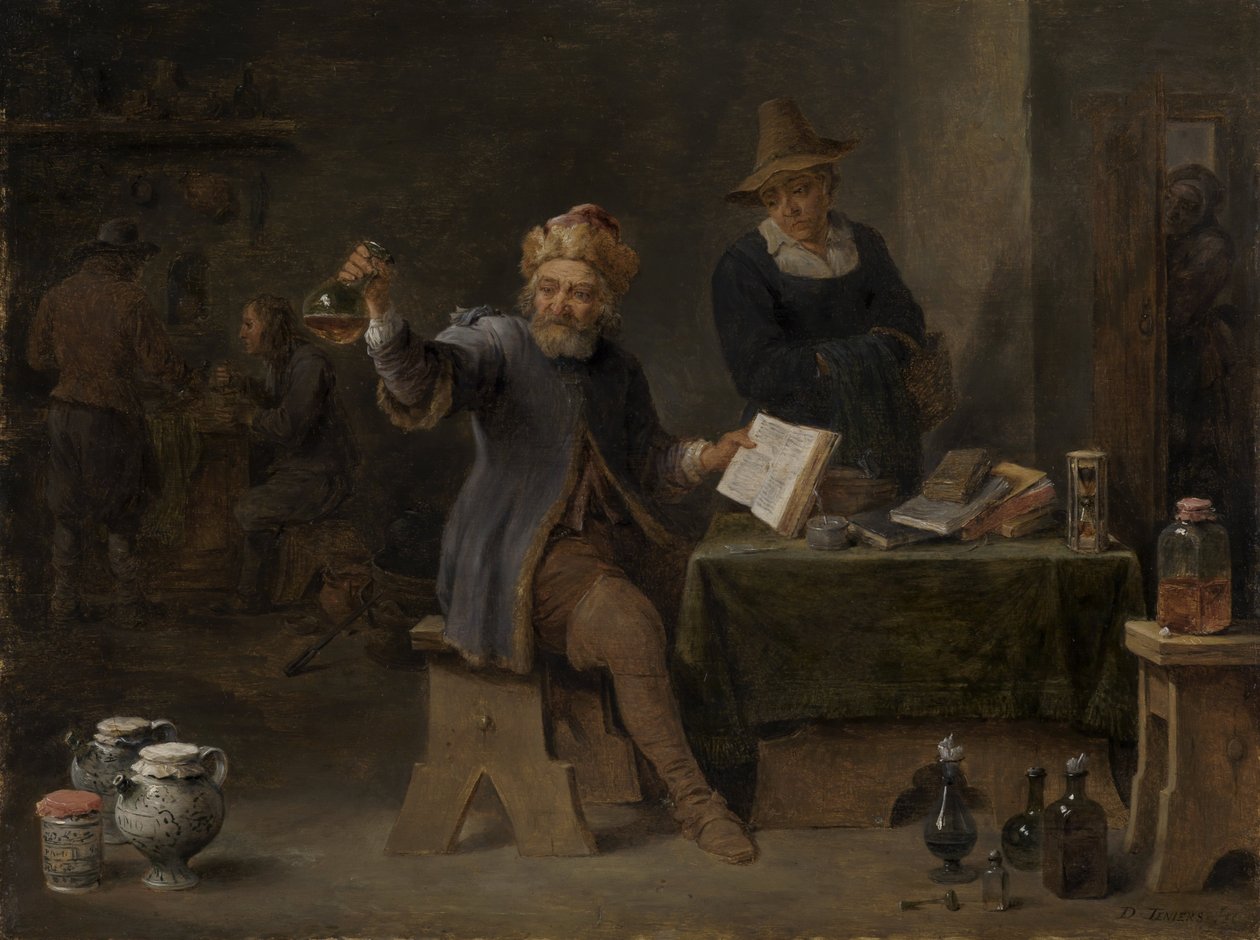 El médico del pueblo de David Teniers the Younger