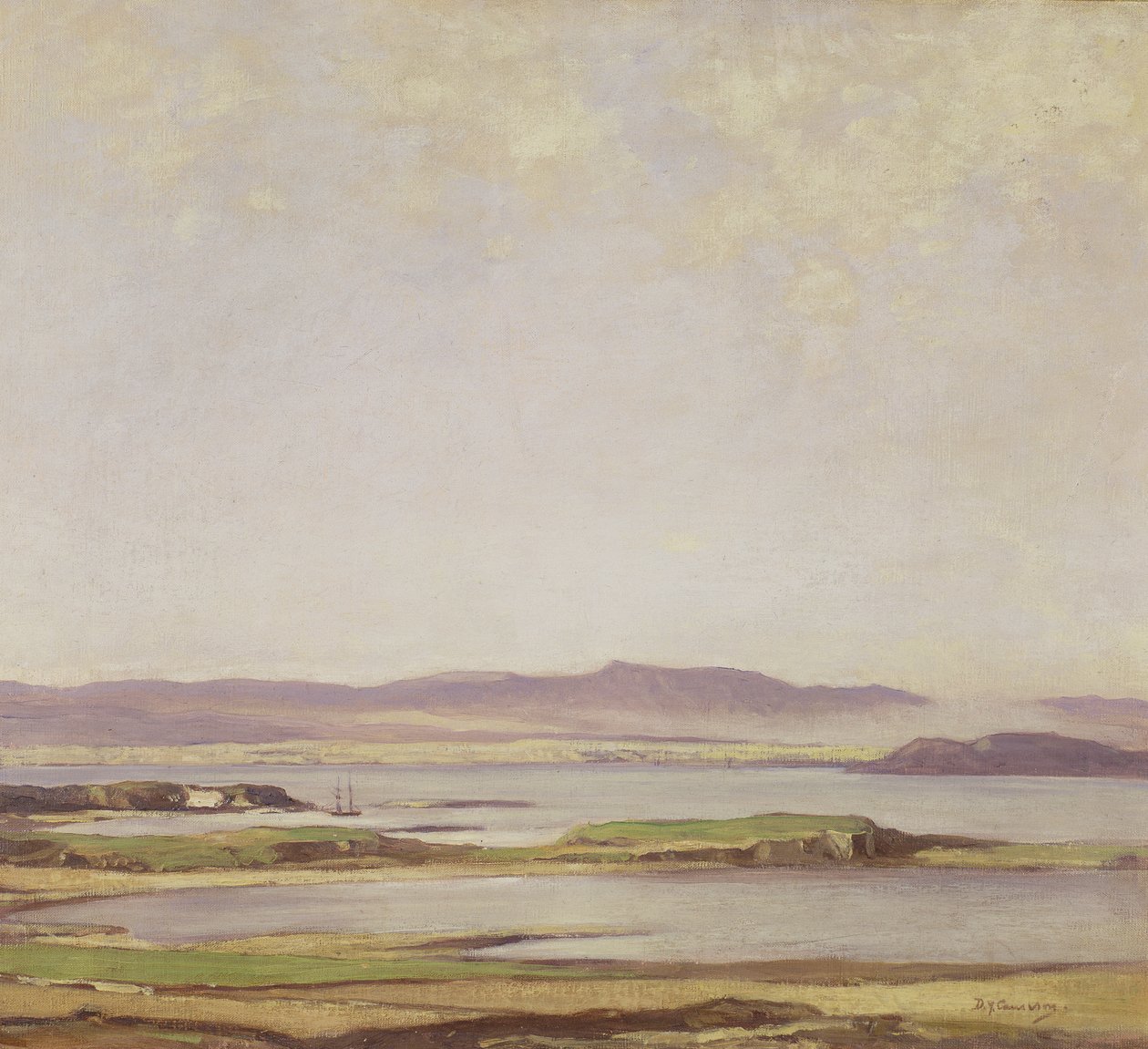 Dunstaffnage, Argyll de David Young Cameron